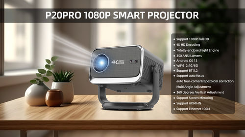 Laatste bedrijfskennis over FLYIN P20Pro - 1080P slimme projector die je kijkbeleving herdefinieert!