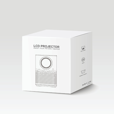 100 ANSI Lumens Lift Bracket 4k Mini Projector voor Home Theater Outdoor