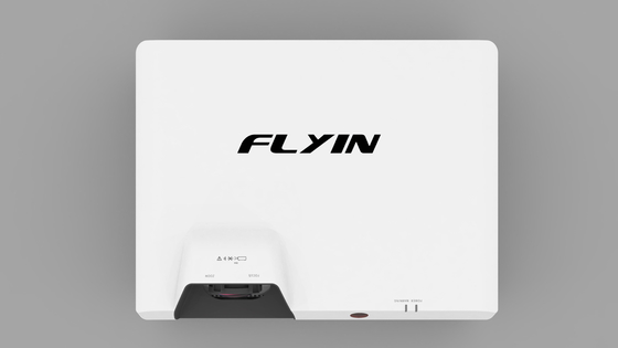 Flyin E7 4K Laser Short Throw Projector 3840x2160 3LCD 7500 ANSI Digitale Zoom voor Outdoor Business Education US Plug