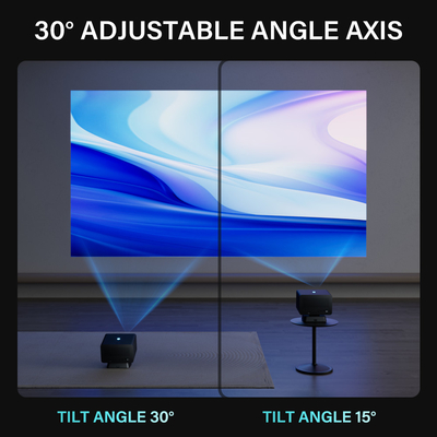 Android 11 Home Theater Projector met 1000 1 Contrast Ratio en 30000 Hrs Lamp Life
