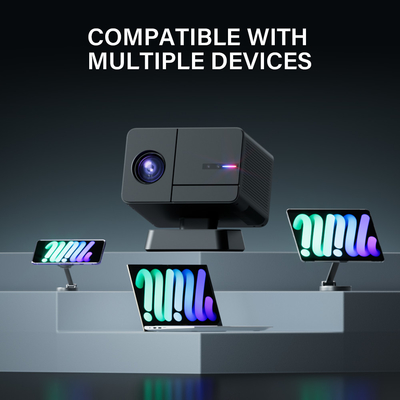 Android 11 Home Theater Projector met 1000 1 Contrast Ratio en 30000 Hrs Lamp Life