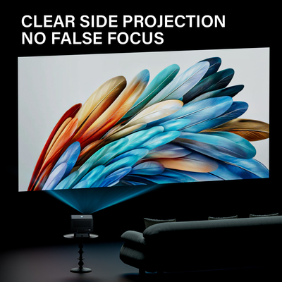 Android 11 Home Theater Projector met 1000 1 Contrast Ratio en 30000 Hrs Lamp Life