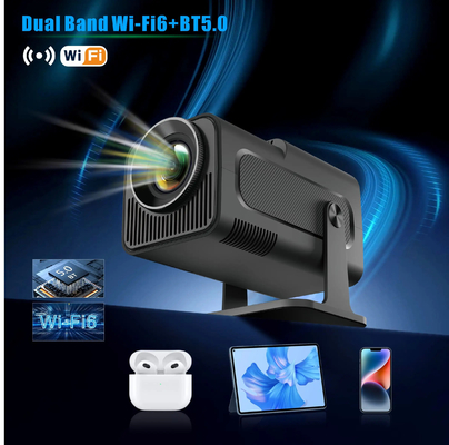 FLYIN HY320MINI 4K Ultra HD 3D Draagbare projectoren en presentatieapparatuur voor thuisbioscoop en bioscoop