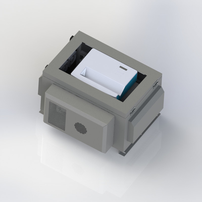 Actieve koelsystemen Buitenprojectorbehuizing Waterdicht elektronische instrumentbehuizing