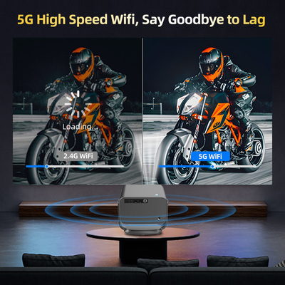 FLYIN P20 Pro 4K 350Lms 1080P Full HD Projector Auto Focus Lens LCD Lamp Android 13 Airplay Draagbare Home Theater Gebruik