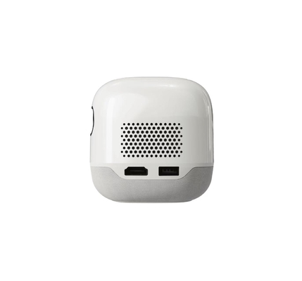 FLYIN M2 Android mini vierkant DLP projector draagbaar met ingebouwde batterij 4K buitencamper projector