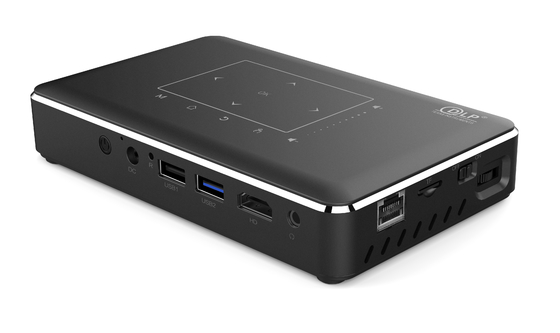 Flyin P10-II Hot Sale Aangepast Logo Mini 3D 4K 150 Lumen DLP 9000MAH Android 9.0 Projector
