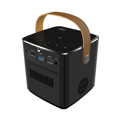 Flyin P12 1080P Max 4K Mini Projector 9000mAh Battery Outdoor Video 400 ANSI Lumens Android 9 2GB/16GB DLP Link 3D Projector