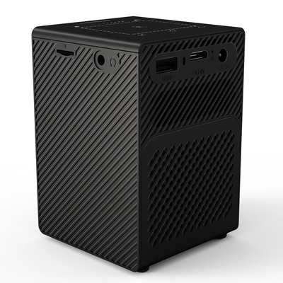 Flyin P18 Free Style Home TheaterSmart Draagbare DLP LED Mini Pocket Zwart Draadloos Aanpasbare Projector