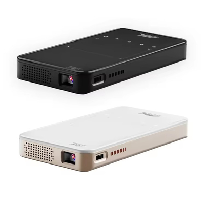 Flyin S90 4K Mini Draagbare Android Smart DLP Projector WIFI Bluetooth Geactiveerd Gevormd Mobiele telefoon US Plug LED Lamp 3D Batterij