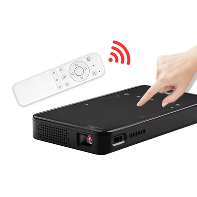 Flyin S90 4K Mini Draagbare Android Smart DLP Projector WIFI Bluetooth Geactiveerd Gevormd Mobiele telefoon US Plug LED Lamp 3D Batterij