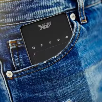Flyin DLP Mini Smart Led Projector S90 Android Systemen Batterij WiFi Ingebouwd Voor Thuisbioscoop Gebruik