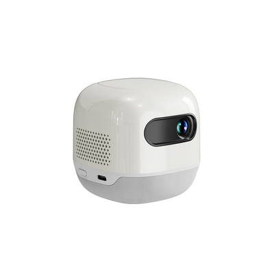 FLYIN M2 Android mini vierkant DLP projector draagbaar met ingebouwde batterij 4K buitencamper projector