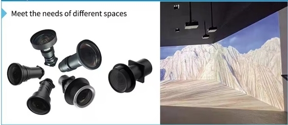 Flyin 7500 Lumens DLP Laser Projector Creëer een meeslepende kamer met WUXGA-resolutie, 4K Active 3D-ondersteuning, 0.8 DMD-chip, handmatig scherpstellen en lensverschuiven