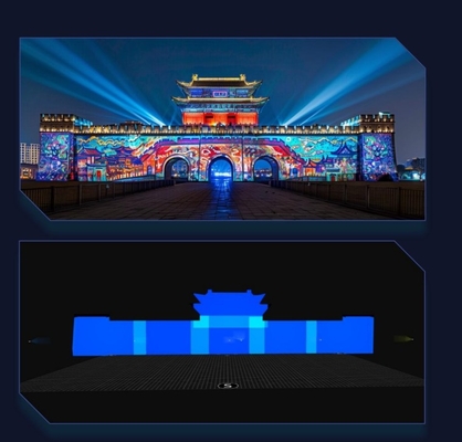 Flyin 2025 4K Multi-Function Distributed Converged Server Projection Equipment voor Edge Fusion Dome 3D Mapping Immersive Room