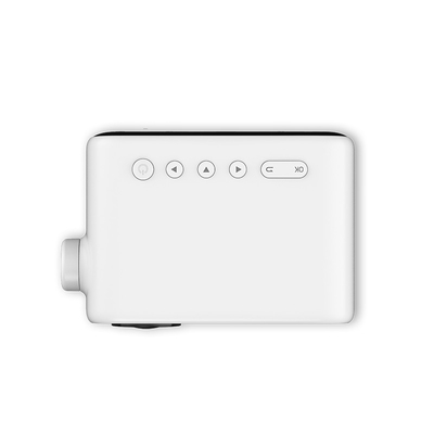 800 Lumen LCD LED HD 4K Video Projector Handmatige scherpstelling voor Home Theater