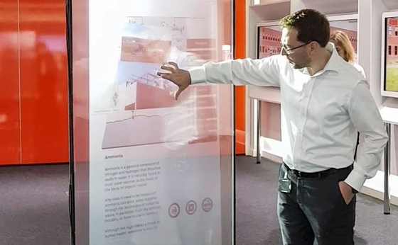 120fps het draagbare Interactieve Whiteboard Randloze 3*36m Touche screen van USB
