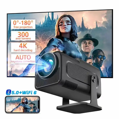 FLYIN HY320MINI 4K Ultra HD 3D Draagbare projectoren en presentatieapparatuur voor thuisbioscoop en bioscoop
