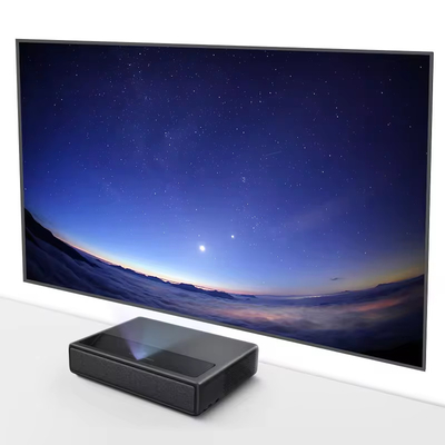 Flyin M1 5000 Lumens DLP Laser projector 3D 4K Android Ultra Short Throw Home Theater Projector 300 Inch Screen Portable Laser TV Projector 1080p US