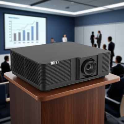 Flyin 5500 lumen DLP Laser Projector WUXGA High Resolution 4K Active 3D Presentation 0.8 DMD Chip voor Precise Imaging Manual Focus Lens Shift voor een flexibele projectie ervaring