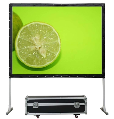 FCC ROHS die Front And Rear Projector Screen snel Zachte Stof vouwen