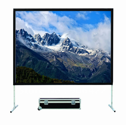 Het opvouwbare pvc-Projector Vouwbare Scherm Front Rear Fast Folding