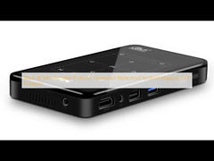 Zwarte 4K Mini Portable Projector Dustproof Waterproof die Android DLP-Projector in kaart brengen