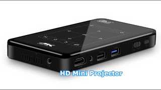 Miniprojector HD 4K Mirroring DLP-thuisbioscoop